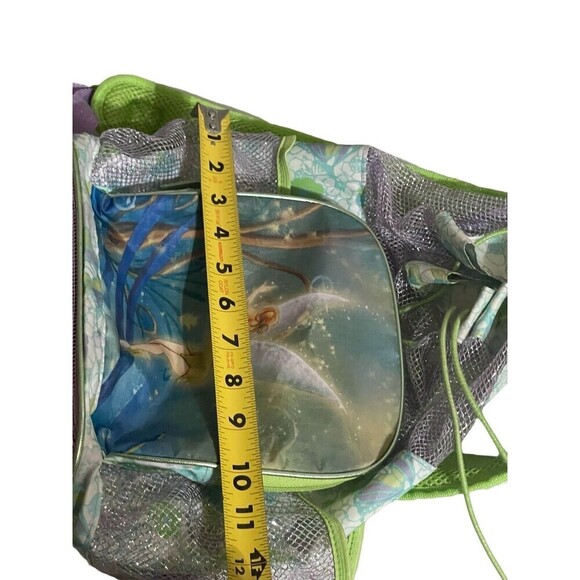 Vintage 2000\'s Disney Store Fairies Tinker bell Mesh Mini Backpack With Tag RARE main image 13